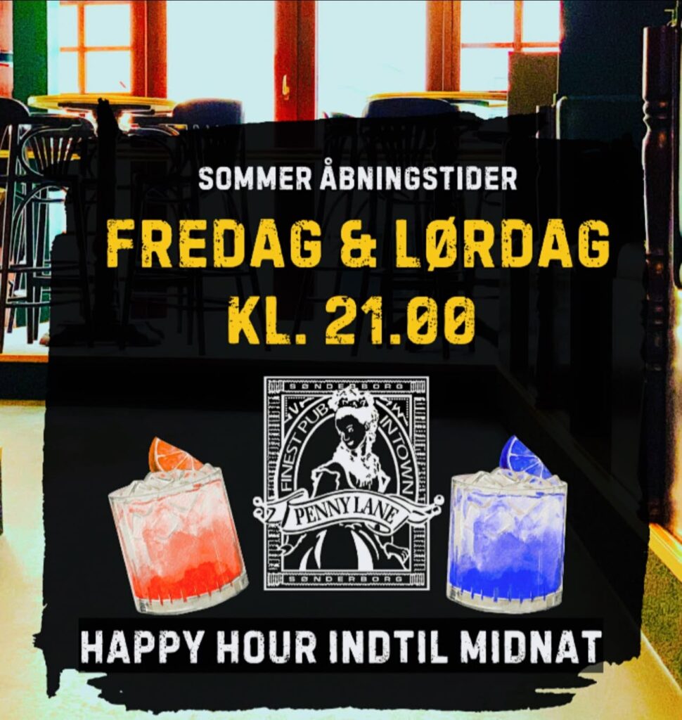 penny lane sommer åbningstider